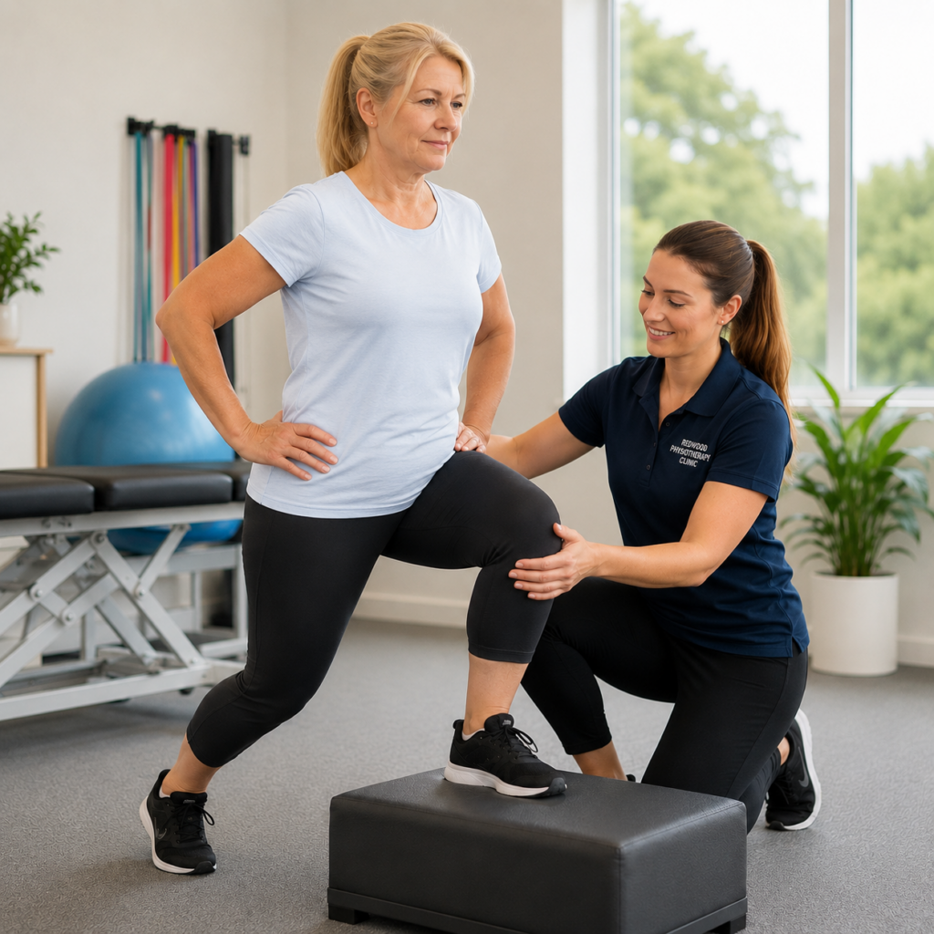 Manipulation Knee Exercise in Physiotherapy Clinic